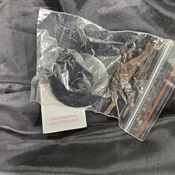 Woman Within Black Leather Coat | Size 18W - Picture 3 of 5